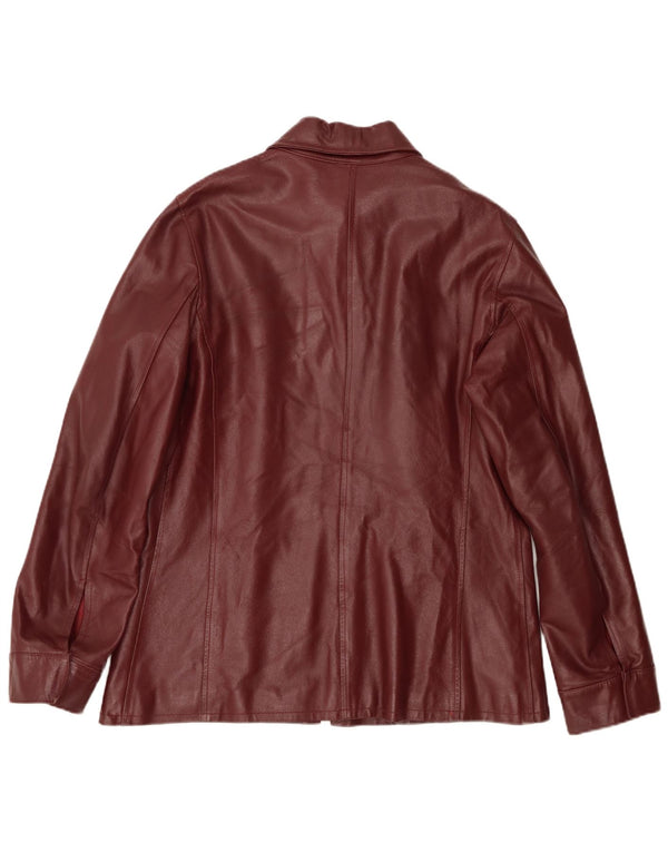 Conbipel Herre Læderjakke IT 48 Medium Burgundy