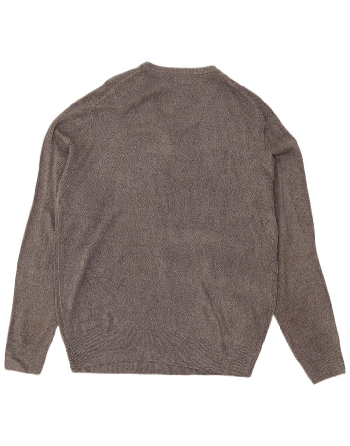 Dockers Herre V-hals sweater Stor Grå Akryl