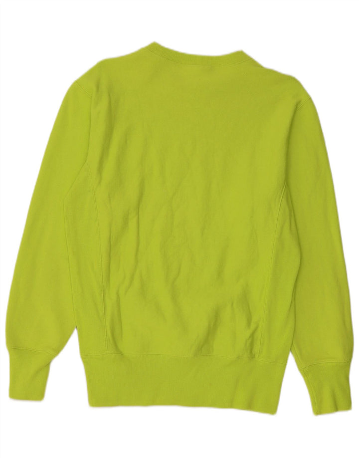 Champion Dame Sweatshirt Jumper UK 10 Lille grøn bomuld