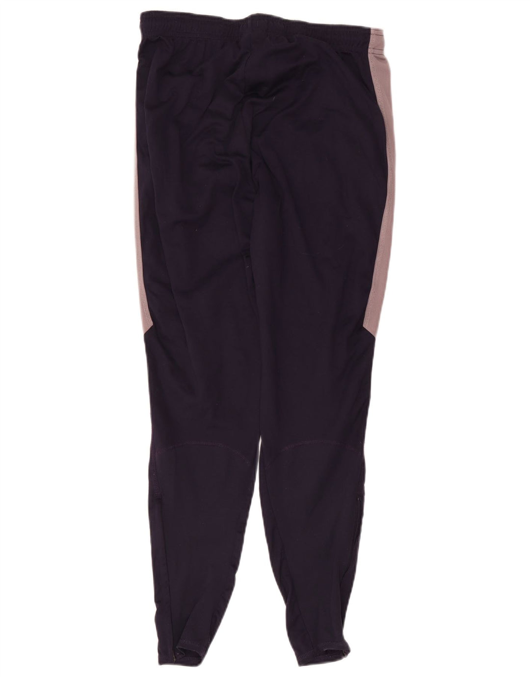 Nike træningsdragt bukser til kvinder UK 14 Large Navy Blue Colourblock Polyester