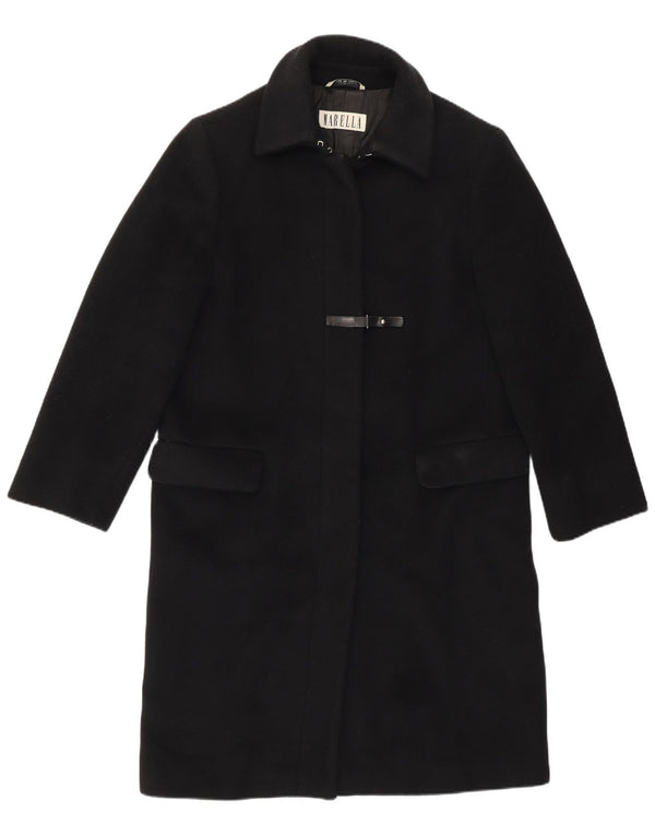 Marella Dame Overfrakke UK 12 Medium Sort Virgin Wool