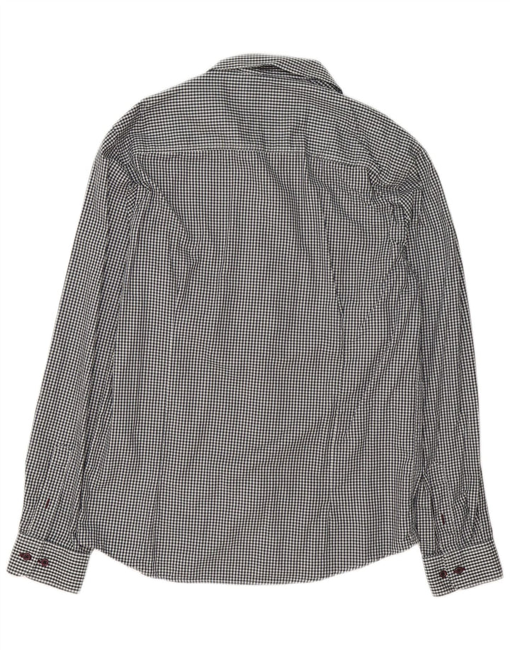 Jack & Jones Herreskjorte Stor hvid Gingham Bomuld