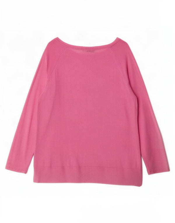 Zara Dame Top 3/4 ærme UK 14 Medium Pink