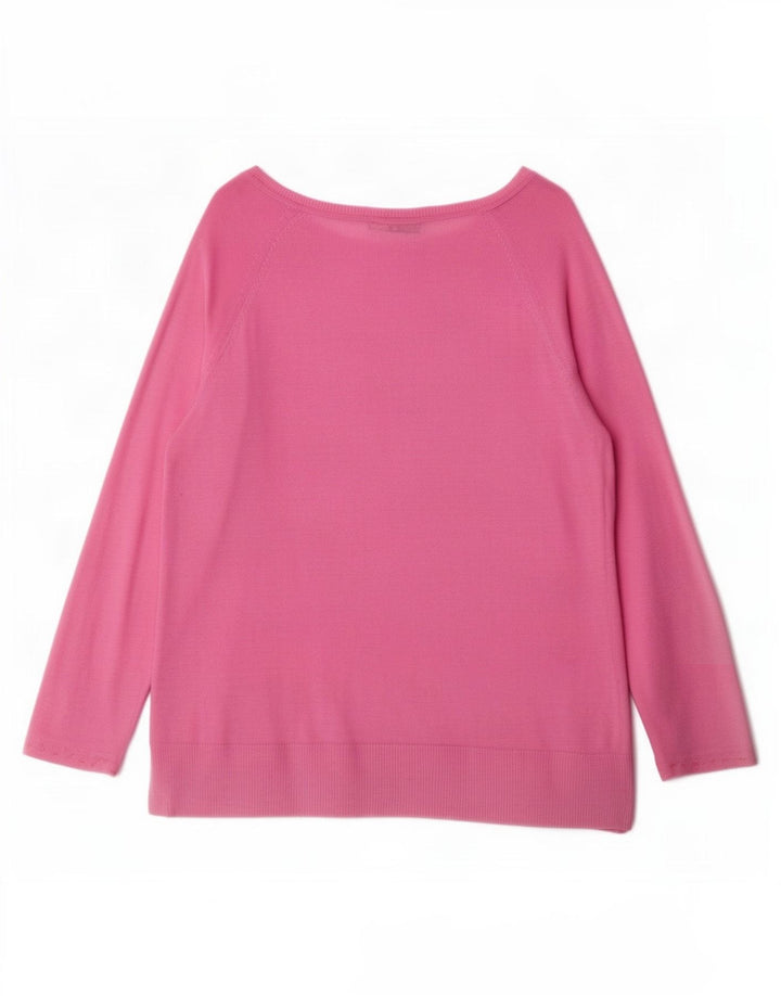 Zara Dame Top 3/4 ærme UK 14 Medium Pink