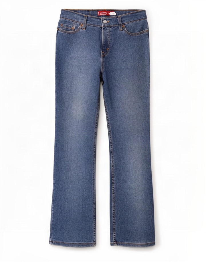 Levi's Dame 518 Super Low Bootcut Jeans US 9 Medium W30 L31 Blå Bomuld