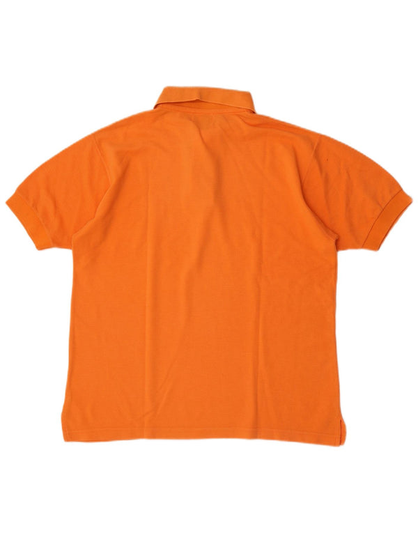 Ball On Herre Polo Shirt Medium Orange Bomuld