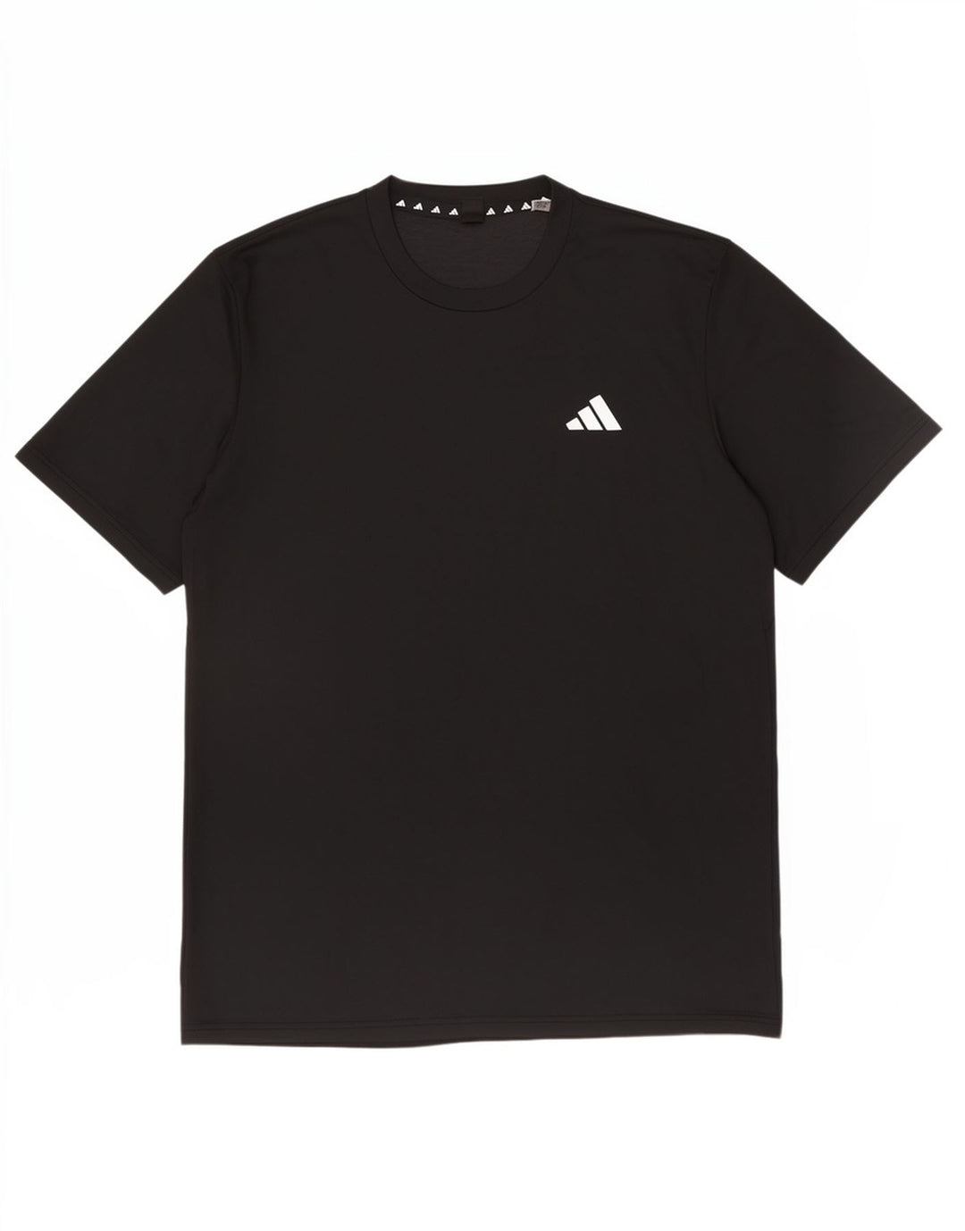 Adidas Herre T-Shirt Top Medium Sort Polyester Sports