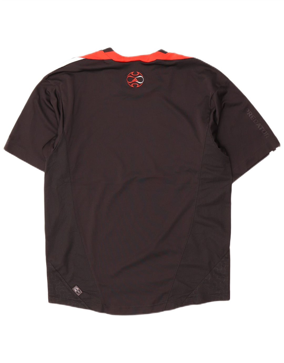 Adidas Herre T-Shirt Top Lille Sort Colourblock Polyester