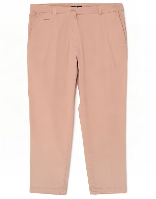 Marks & Spencer Lige Chinobukser til kvinder UK 16 Large W36 L26 Pink