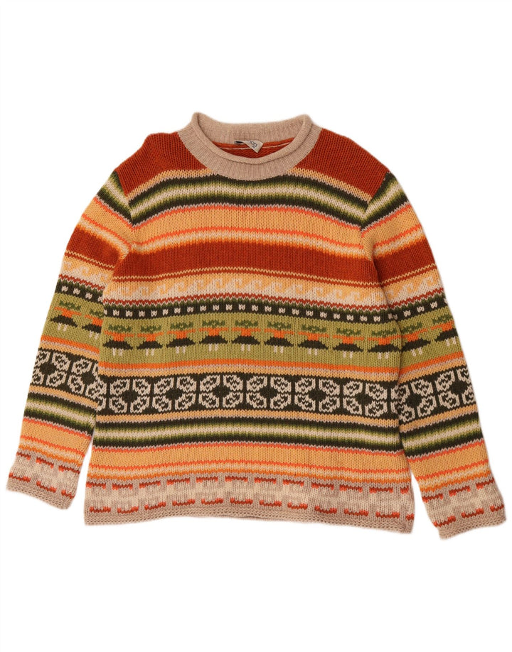Bianca Dame Turtle Neck Jumper Sweater IT 46 Stor Flerfarvet