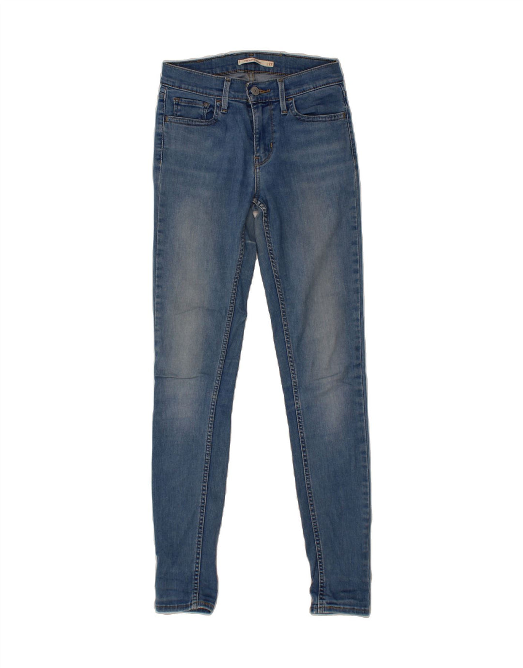LEVI'S Womens 710 Super Skinny Jeans W27 L32  Blue Vintage Levi's and Second-Hand Levi's from Messina Hembry 