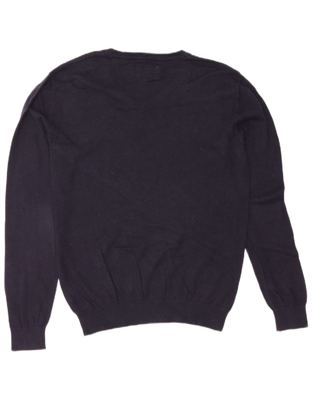 JACK WILLS Herre V-hals sweater lille marineblå bomuld