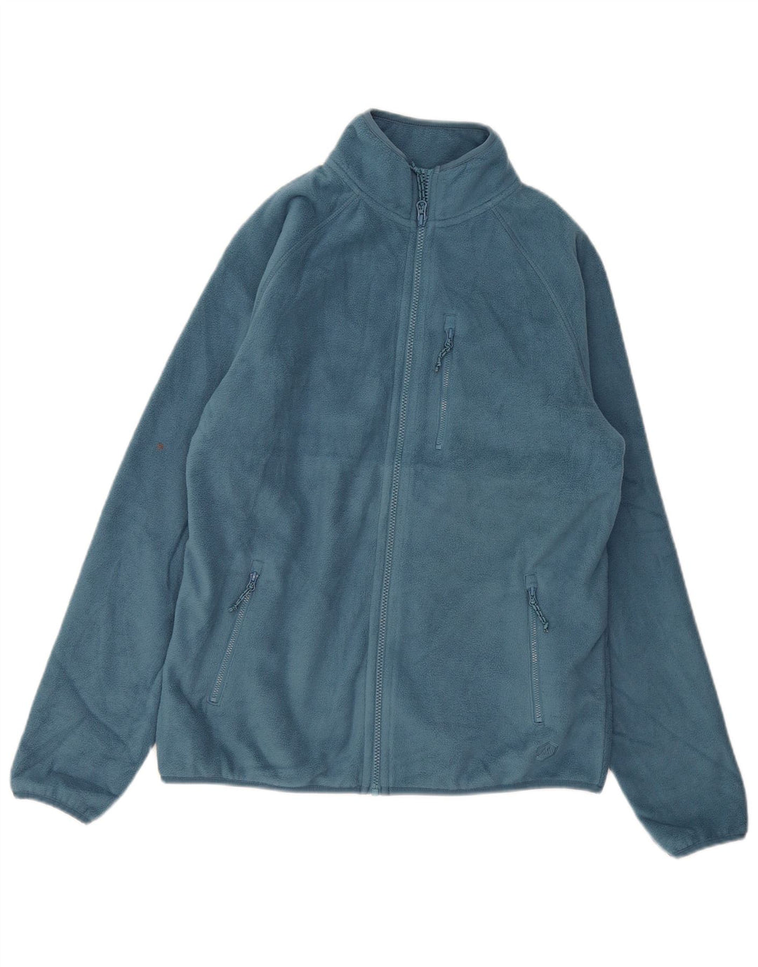 Marks & Spencer Herre Fleecejakke UK 38 Medium Blue Polyester