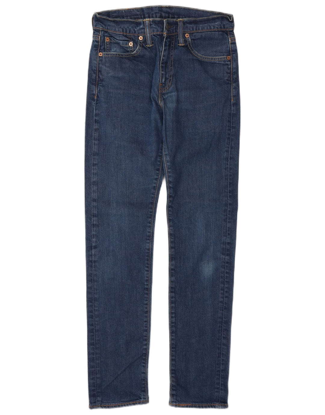 LEVI'S Herre 510 Slim Jeans W29 L32 Blå Bomuld