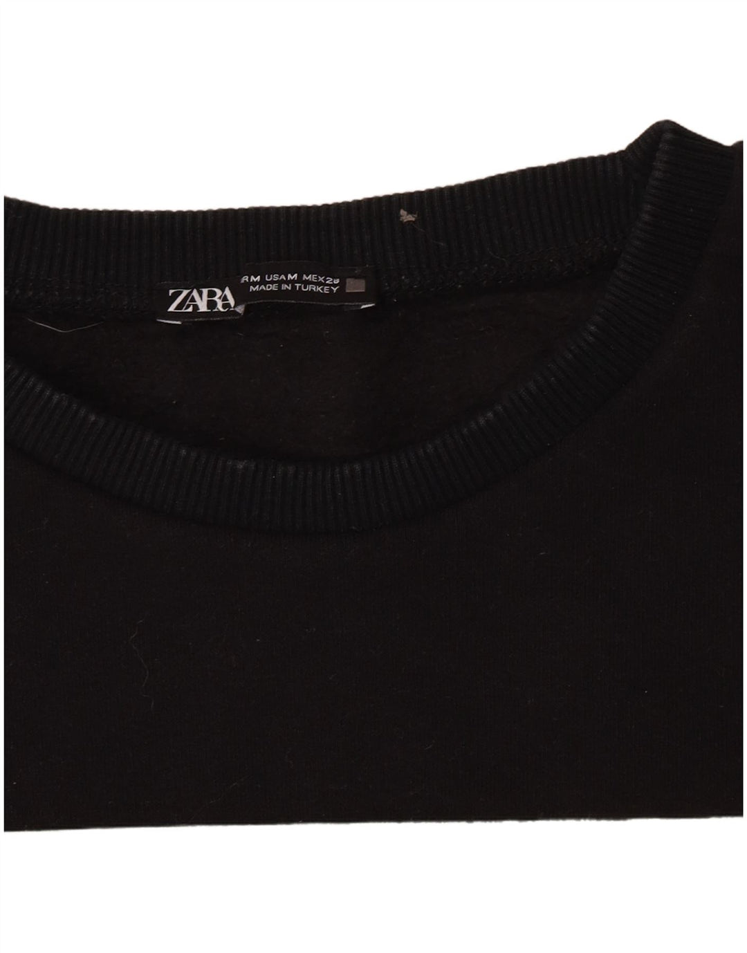 Zara Graphic Sweatshirt Jumper UK 14 Medium Sort