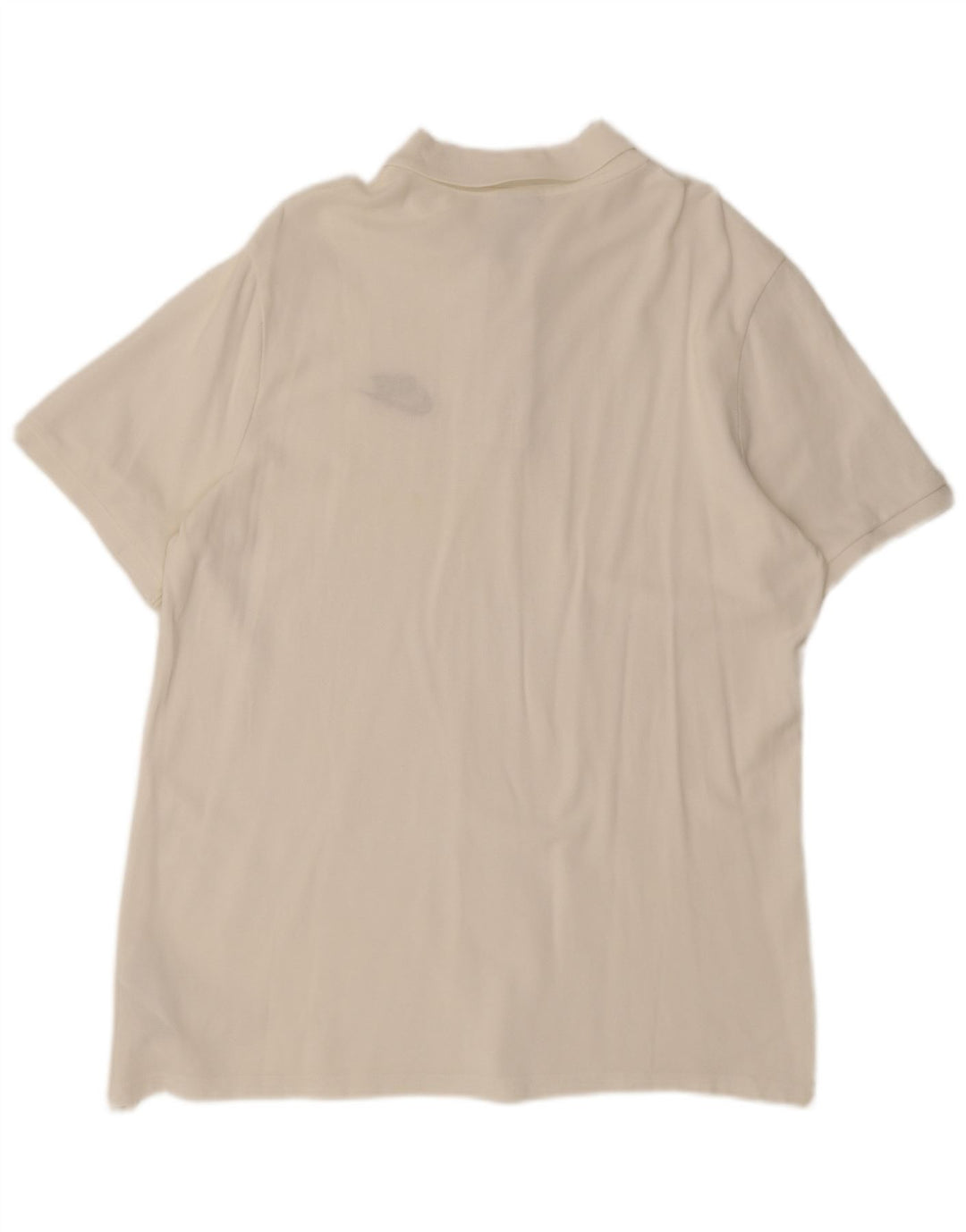 Nike herre poloshirt XL hvid bomuld