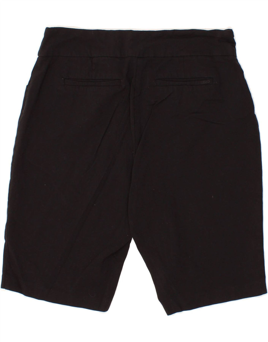 IZOD Womens Casual Shorts US 12 Large W30  Black Rayon Vintage Izod and Second-Hand Izod from Messina Hembry 