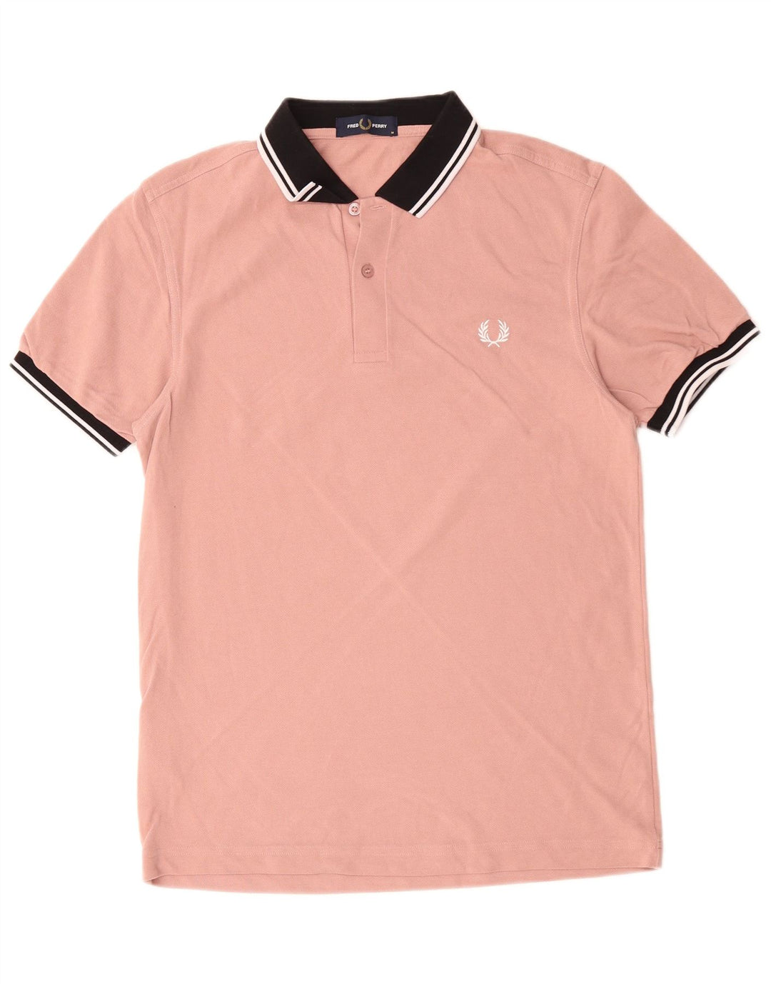 Fred Perry Herre Rugby Polo Shirt Medium Pink Bomuld