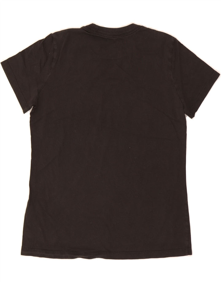NIKE Womens Graphic T-Shirt Top UK 12 Medium Black Cotton Vintage Nike and Second-Hand Nike from Messina Hembry 