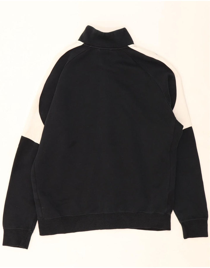 PUMA Mens Tracksuit Top Jacket Large Black Colourblock Cotton Vintage Puma and Second-Hand Puma from Messina Hembry 