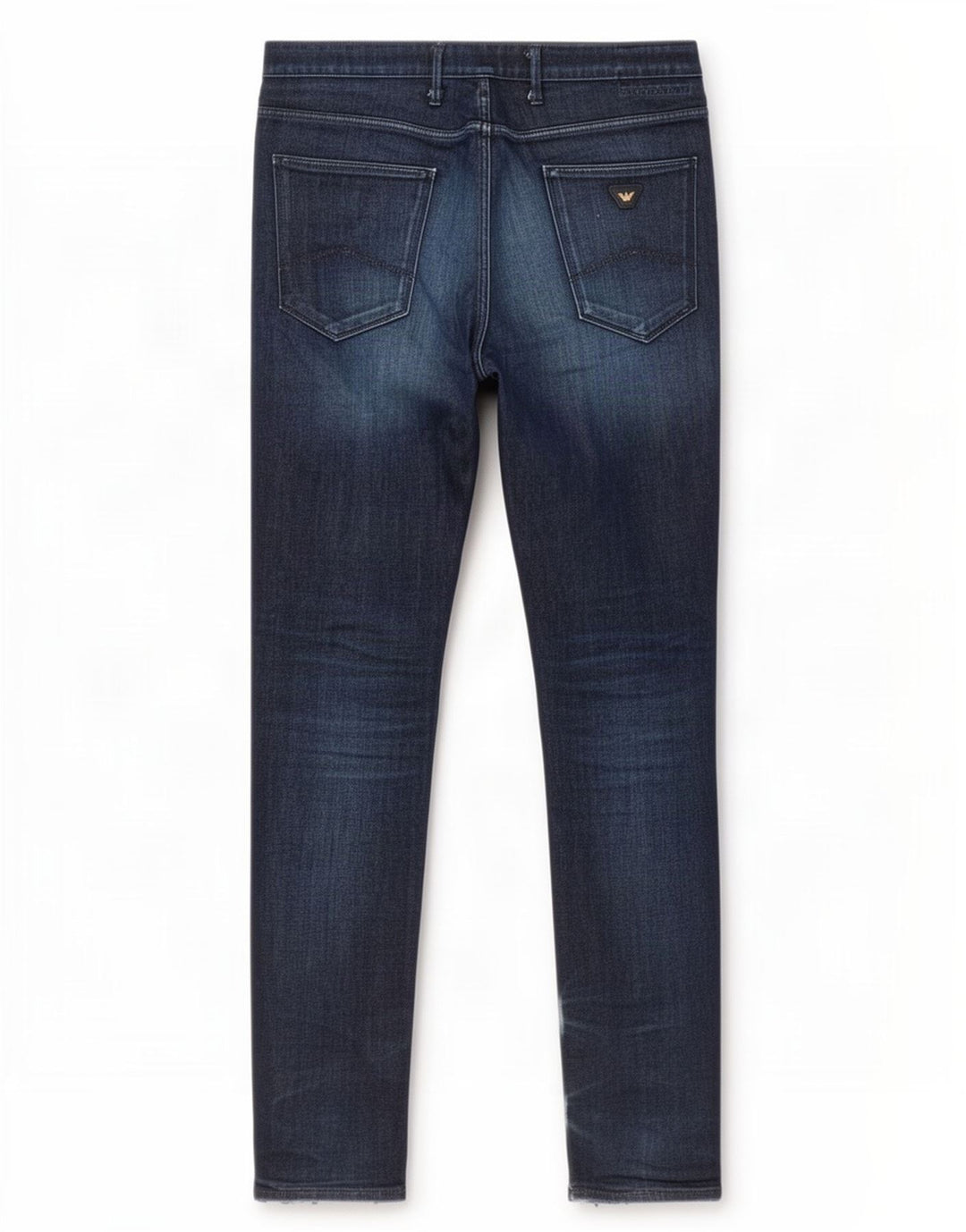 Armani Herre Slim Jeans W38 L34 Marineblå Bomuld