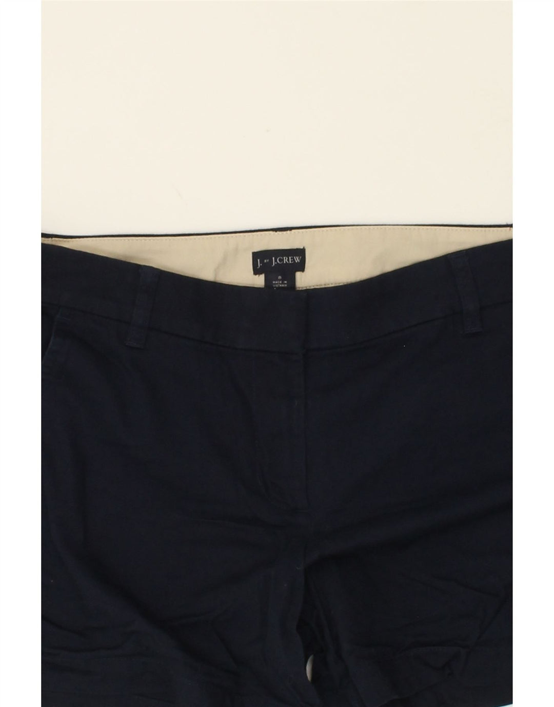 J. CREW Womens Chino Shorts US 8 Medium W34 Navy Blue Vintage J. Crew and Second-Hand J. Crew from Messina Hembry 