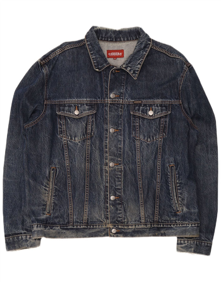 Carrera Herre denimjakke UK 44 2XL Blå Bomuld