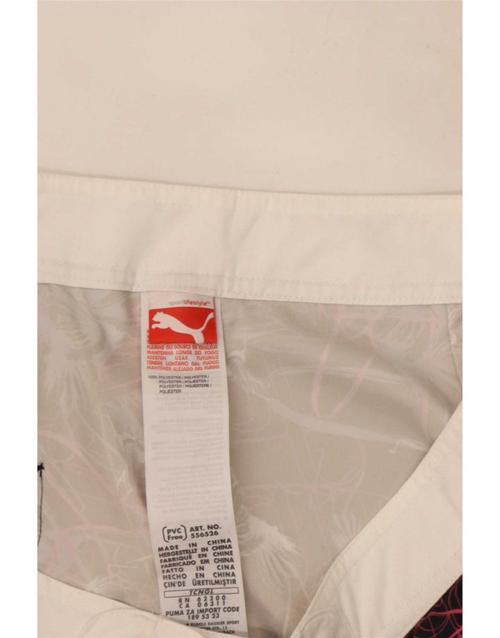 Puma grafiske svømmeshorts til kvinder UK 12 Medium flerfarvet polyester