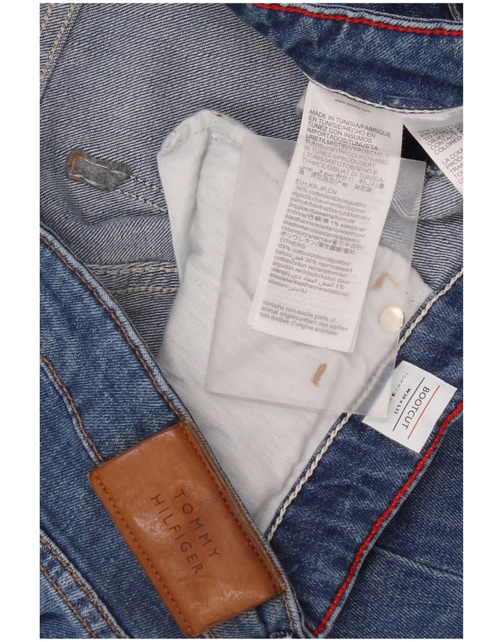 Tommy Hilfiger Dame Bootcut Jeans W30 L32 Blå Bomuld