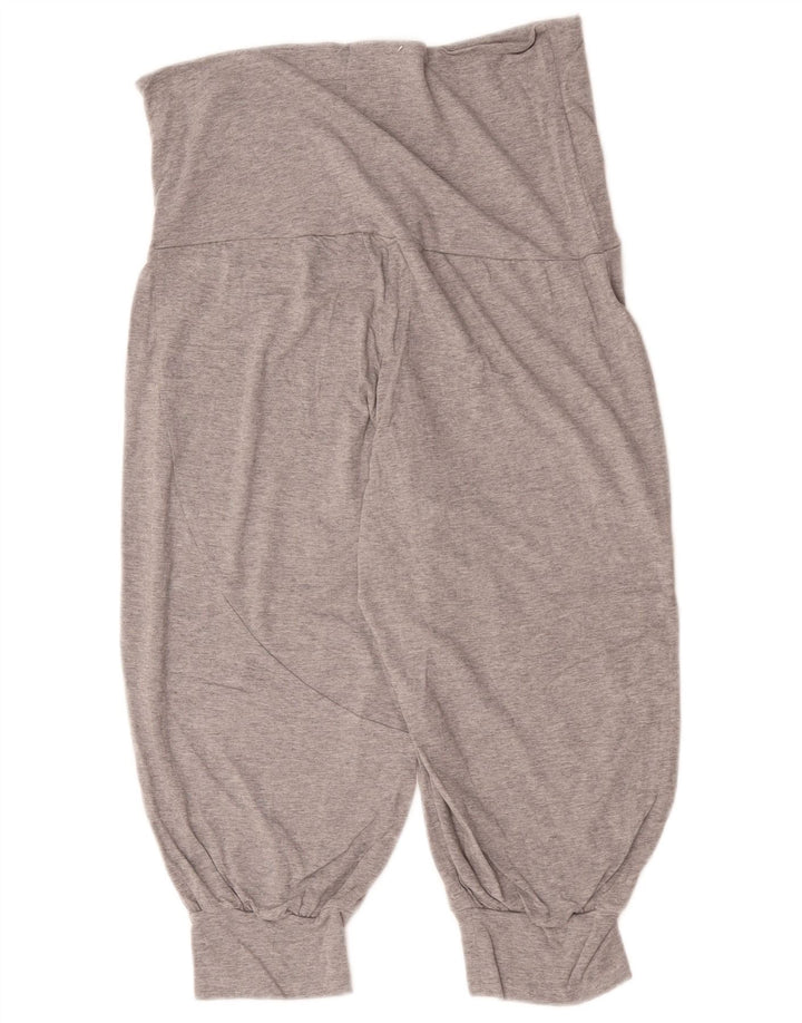 Puma Dame Capri Træningsdragt Bukser Joggers UK 12 Medium Grey Viscose