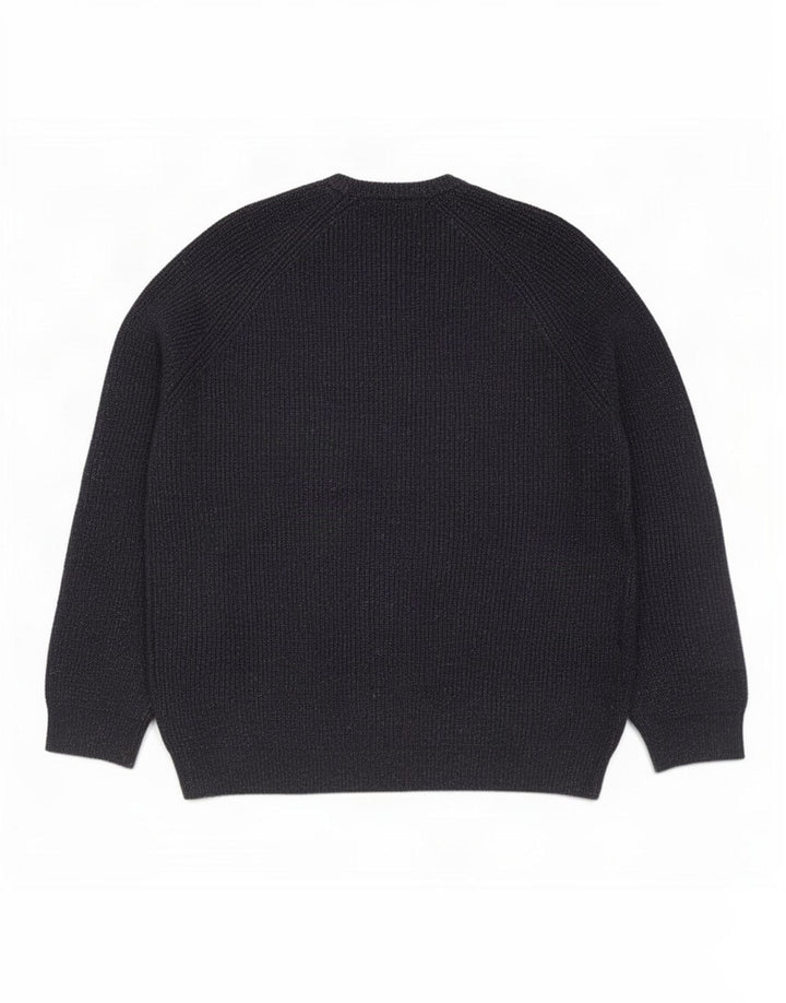 Marks & Spencer Herre sweater med rund hals XL marineblå polyamid