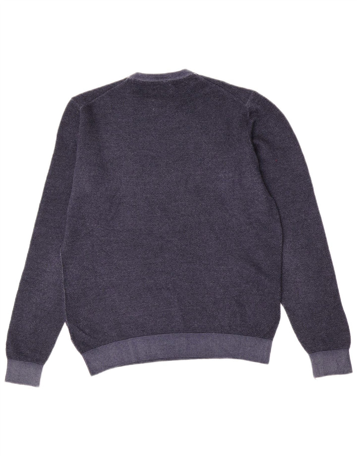 Sun68 Herre Crew Neck Jumper Sweater Medium Navy Blue Uld