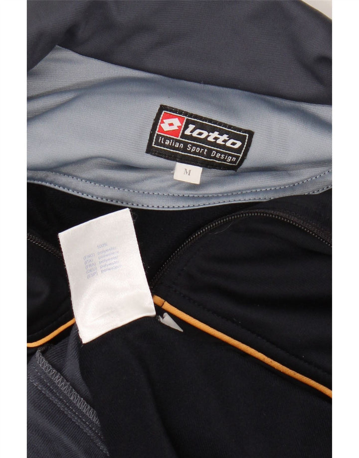 Lotto Herre træningsdragt Top jakke Medium Navy Blue Colourblock Sports