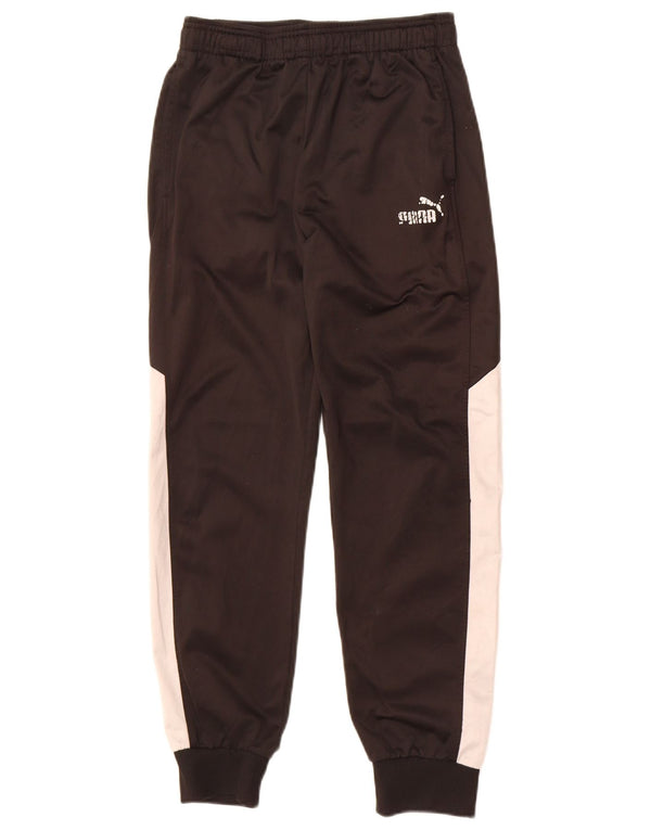 Puma Drenge Træningsdragt Bukser Joggers 14-15 år Stor Sort Colourblock