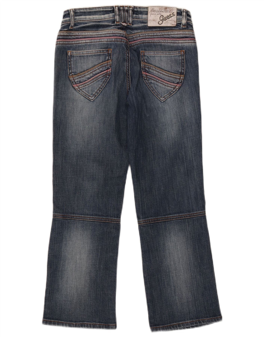 Guess Womens Cropped Jeans W26 L24 Blue Cotton