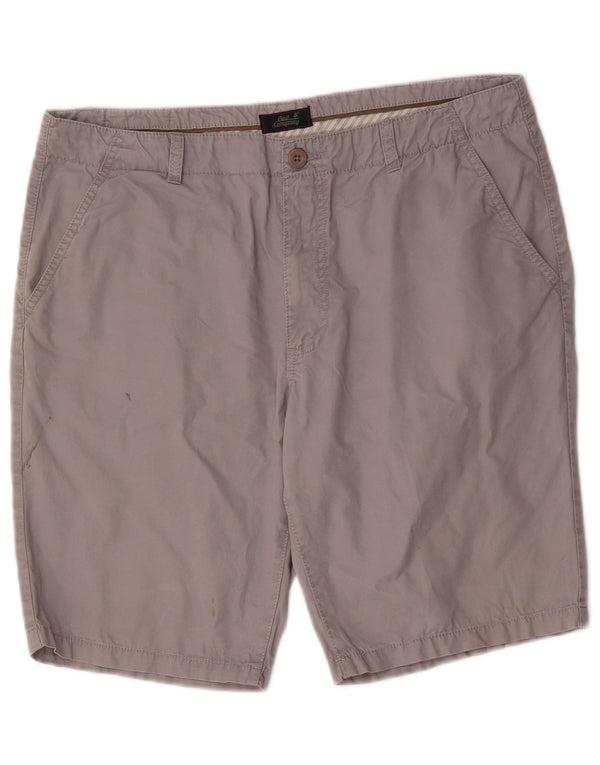 Best Company Herre Chino Shorts IT 52 XL W38 Grå Bomuld