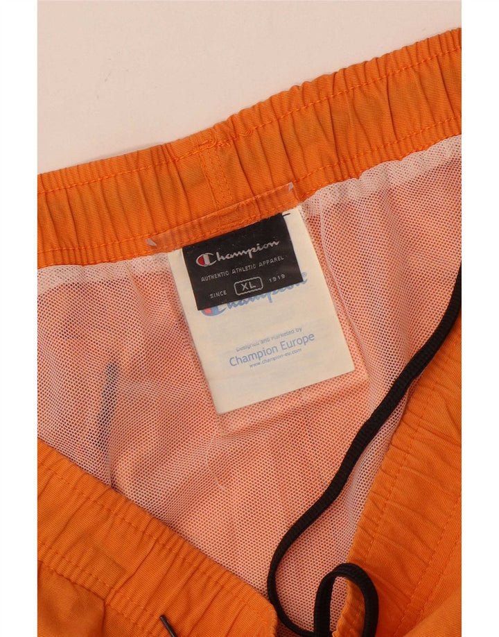 Champion Herre svømmeshorts XL Orange Bomuld
