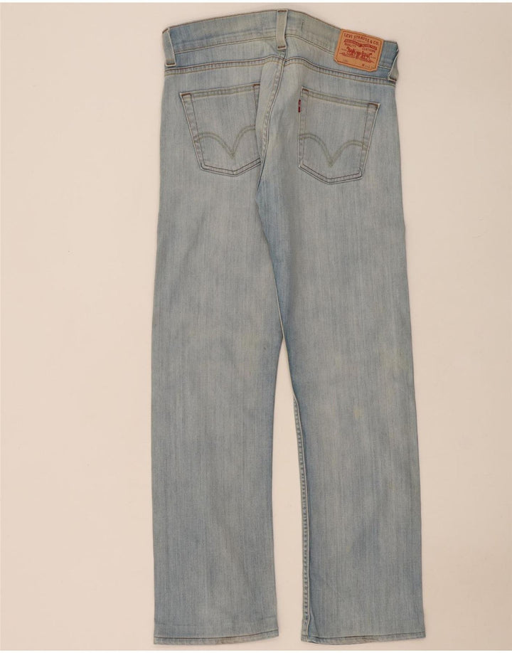 Levi's Dame 506 Straight Jeans W34 L32 Blå Bomuld