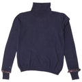 Liu Jo Dame Rullehals Sweater UK 12 Medium Navy Blue