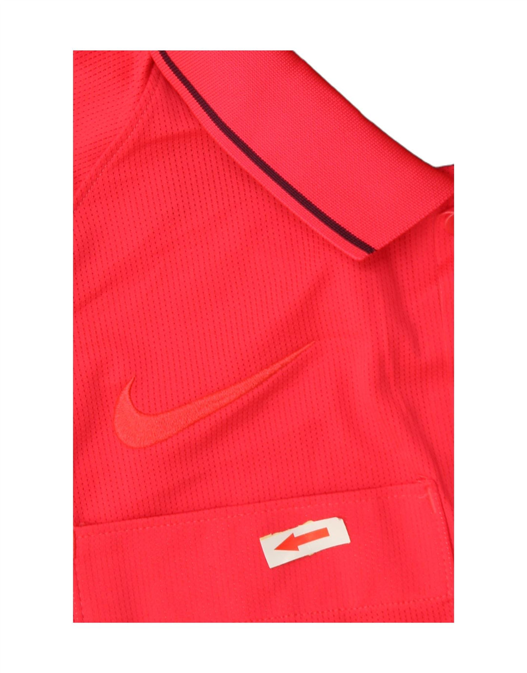 Nike Dri Fit poloshirt til mænd, medium Pink Colourblock Polyester