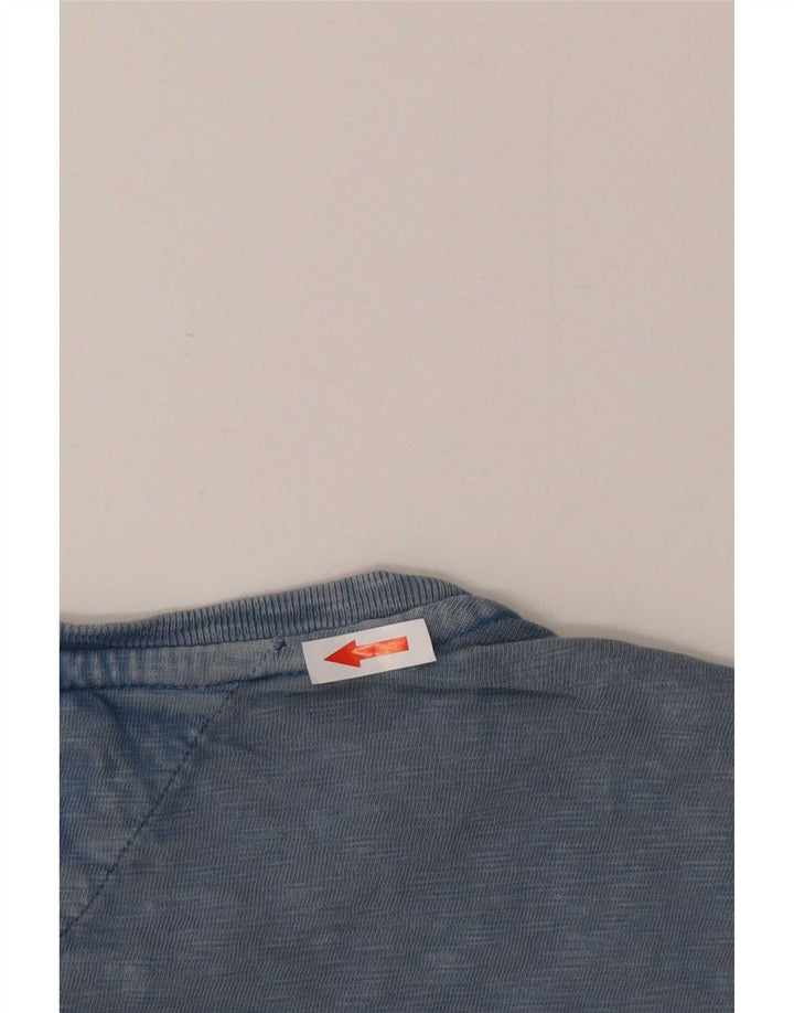 Tommy Hilfiger Herre T-Shirt Top Stor Blå Bomuld
