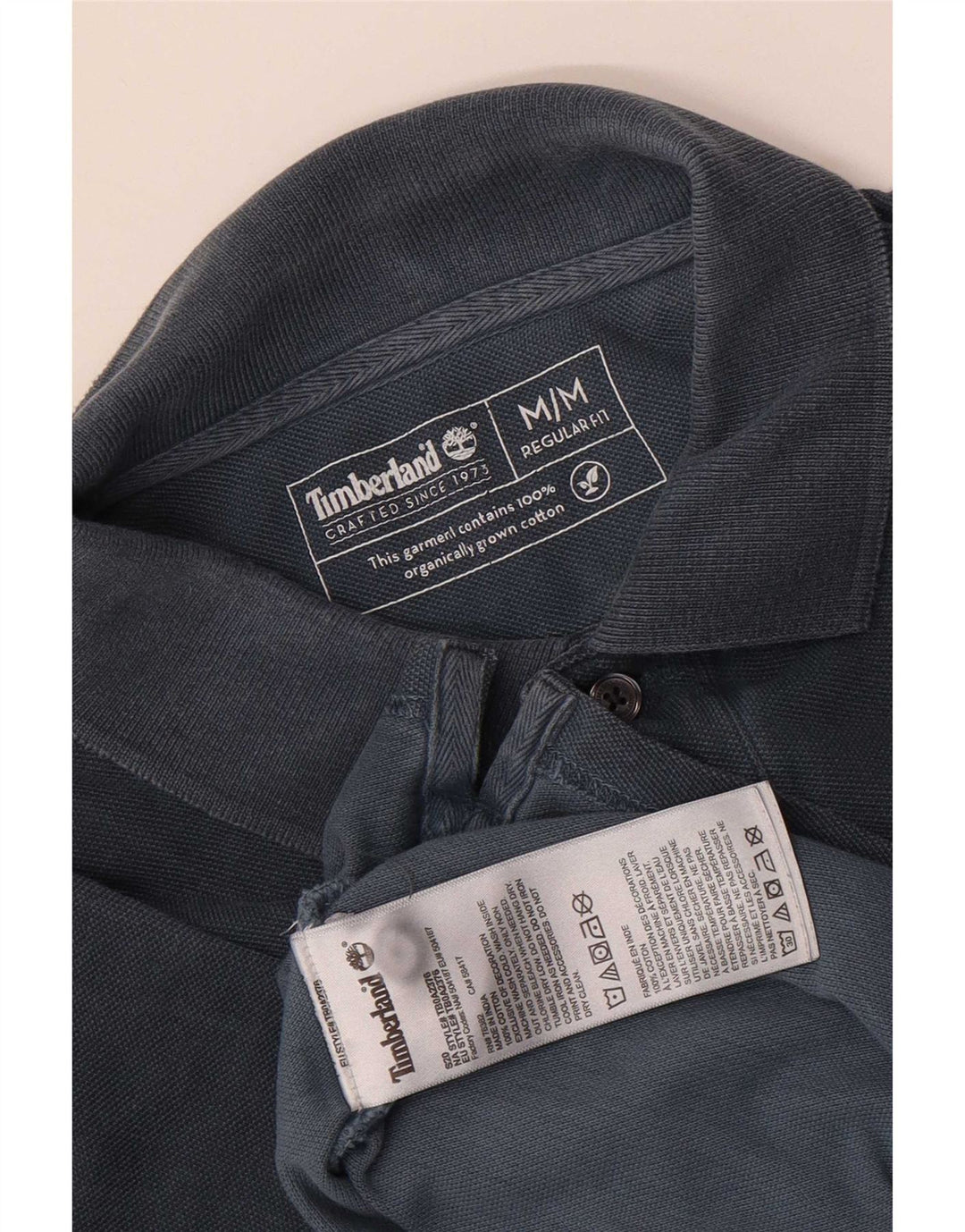 Timberland Herre Regular Fit Polo Shirt Medium Navy Blue Bomuld