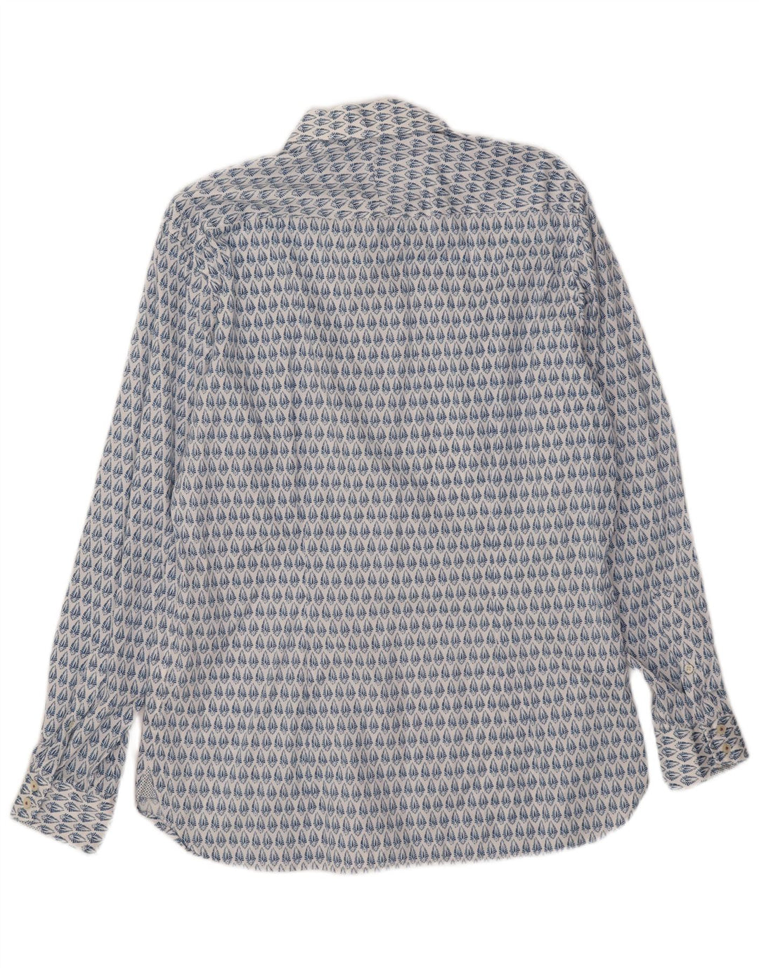 Ted Baker Herreskjorte str. 16 Large Blue Floral Cotton