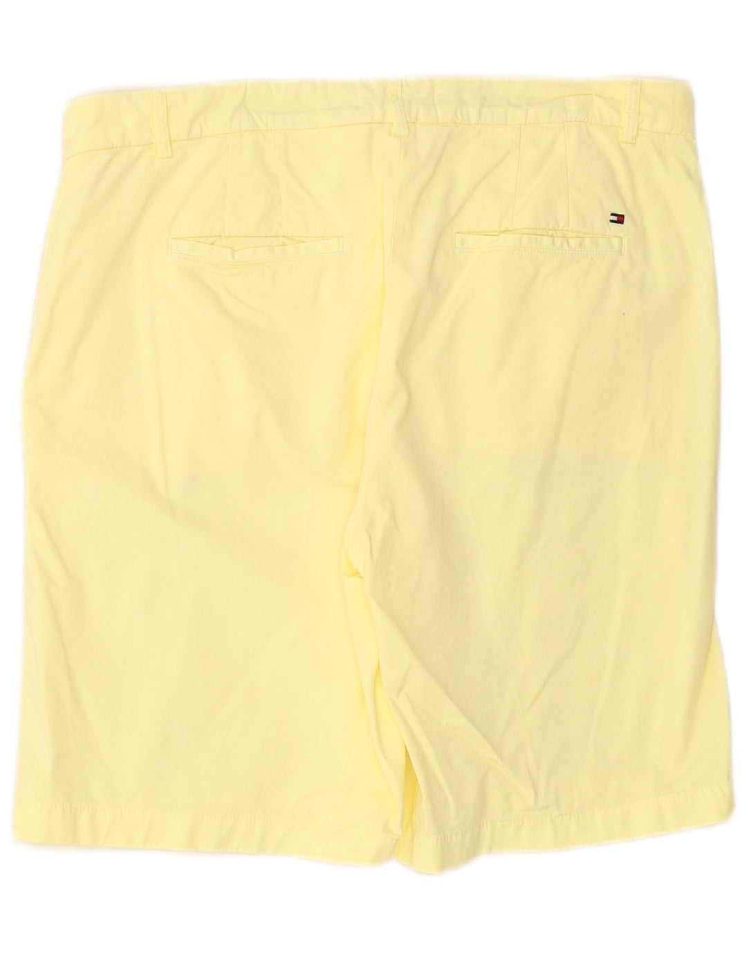 TOMMY HILFIGER Chino Shorts til kvinder UK 14 Large W34 Yellow