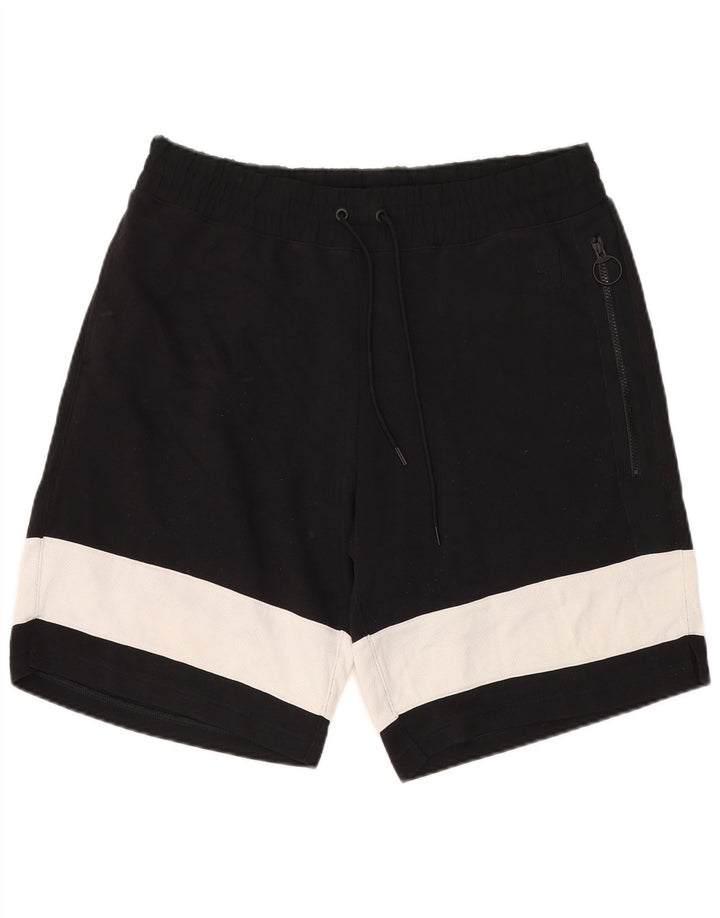 Nike Herre Sportshorts XL Sort Colourblock Bomuld