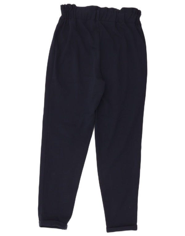 Coast Dame Højtalje Casual Bukser UK 10 Small W28 L26 Navy Blue