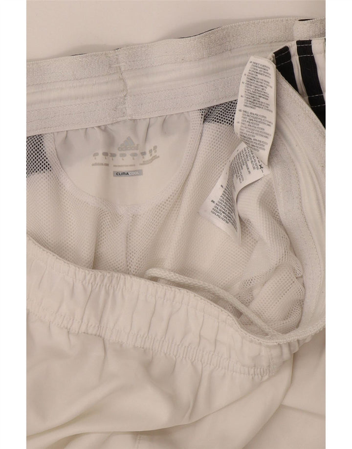 Adidas Herre Climacool svømmeshorts Large White Colourblock Polyester