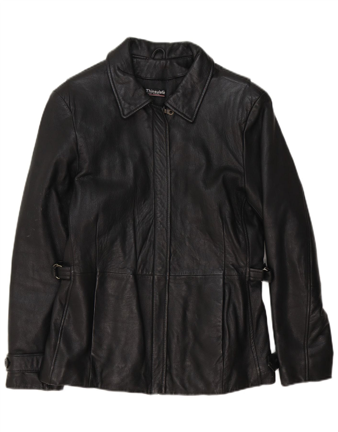 Wilsons Dame Læderjakke UK 10 Small Black Classic