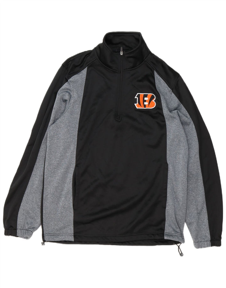 NFL Herre Cincinnati Bengals Grafisk Sweatshirt Jumper Medium Sort