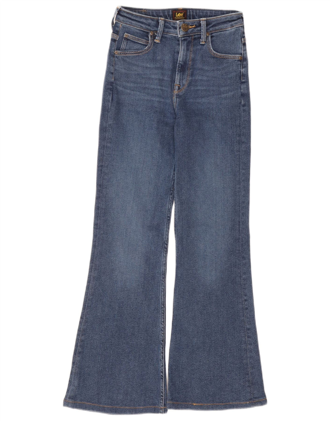 Lee Dame Breese Flared Jeans W25 L29 Blå Bomuld